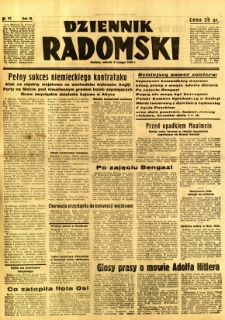 Dziennik Radomski, 1942, R. 3, nr 27