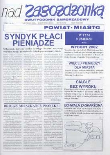 Nad Zagożdżonką, 2002, nr 19