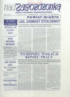 Nad Zagożdżonką, 2003, nr 15