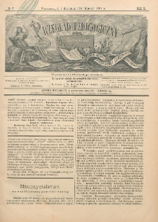 Przegląd Pedagogiczny, 1891, R. 10, nr 7