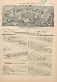 Przegląd Pedagogiczny, 1891, R. 10, nr 8