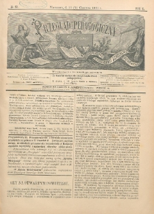Przegląd Pedagogiczny, 1891, R. 10, nr 12