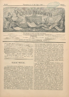 Przegląd Pedagogiczny, 1891, R. 10, nr 14