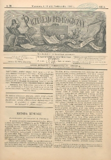 Przegląd Pedagogiczny, 1891, R. 10, nr 20
