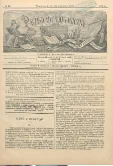 Przegląd Pedagogiczny, 1891, R. 10, nr 22