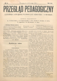 Przegląd Pedagogiczny, 1898, R. 17, nr 4