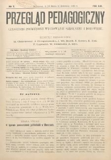 Przegląd Pedagogiczny, 1898, R. 17, nr 7