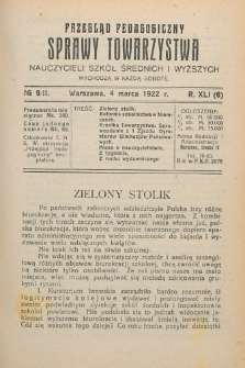 Przegląd Pedagogiczny, 1922, R. 41, nr 9
