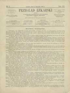 Przegląd Lekarski, 1872, R. 11, nr 1