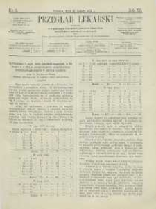 Przegląd Lekarski, 1872, R. 11, nr 6