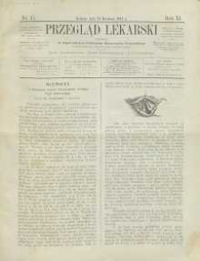 Przegląd Lekarski, 1872, R. 11, nr 15