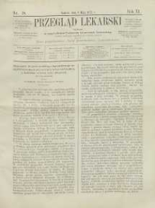 Przegląd Lekarski, 1872, R. 11, nr 18