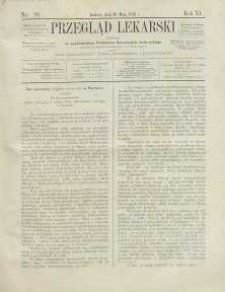 Przegląd Lekarski, 1872, R. 11, nr 20