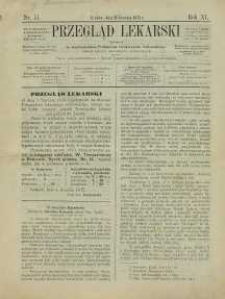 Przegląd Lekarski, 1872, R. 11, nr 51