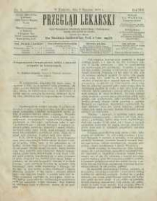 Przegląd Lekarski, 1874, R. 13, nr 1