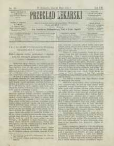 Przegląd Lekarski, 1874, R. 13, nr 20