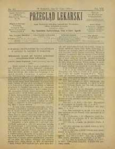 Przegląd Lekarski, 1874, R. 13, nr 30