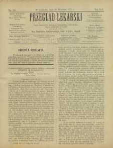 Przegląd Lekarski, 1874, R. 13, nr 39