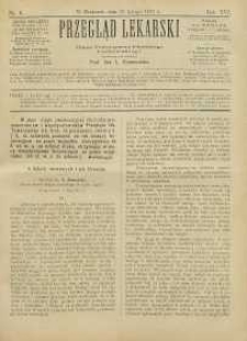 Przegląd Lekarski, 1877, R. 16, nr 6