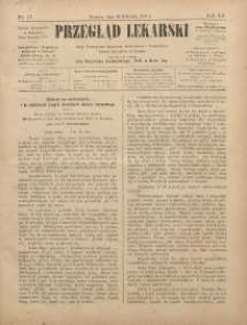 Przegląd Lekarski, 1873, R. 12, nr 17