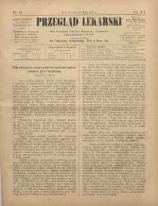 Przegląd Lekarski, 1873, R. 12, nr 19
