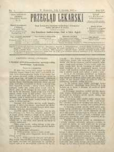 Przegląd Lekarski, 1875, R. 14, nr 1