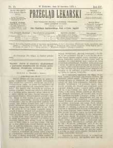 Przegląd Lekarski, 1875, R. 14, nr 15
