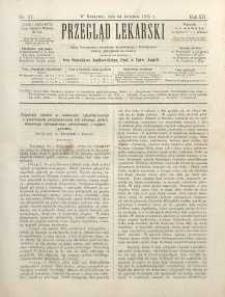 Przegląd Lekarski, 1875, R. 14, nr 17