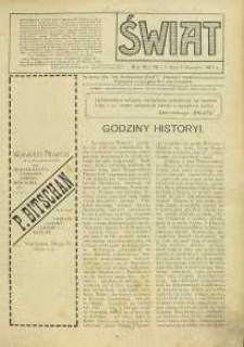 Świat, 1913, R. 8, T. 15/16, nr 1