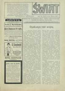 Świat, 1913, R. 8, T. 15/16, nr 9
