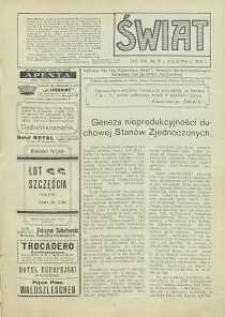 Świat, 1913, R. 8, T. 15/16, nr 10