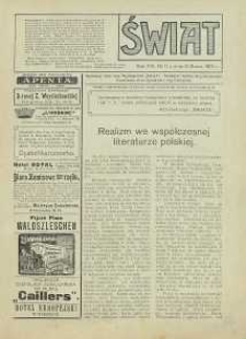 Świat, 1913, R. 8, T. 15/16, nr 11