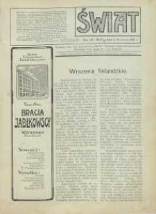 Świat, 1913, R. 8, T. 15/16, nr 36