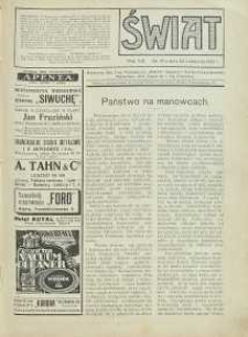 Świat, 1913, R. 8, T. 15/16, nr 47