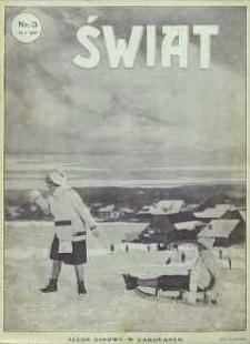 Świat, 1927, R. 22, nr 3