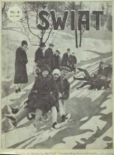 Świat, 1927, R. 22, nr 4