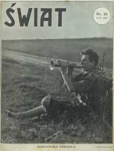 Świat, 1927, R. 22, nr 21