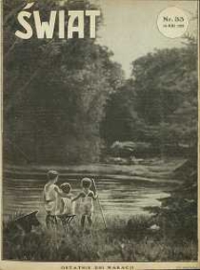Świat, 1927, R. 22, nr 33