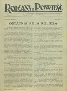 Romans i powieść, 1927, R.19, nr 7