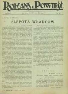 Romans i powieść, 1927, R.19, nr 29