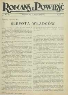 Romans i powieść, 1927, R.19, nr 33