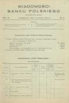 Wiadomości Banku Polskiego, 1934, R. 11, nr 5