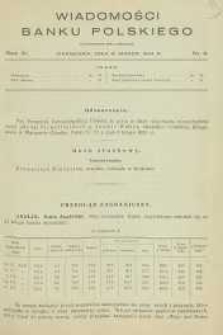 Wiadomości Banku Polskiego, 1934, R. 11, nr 6