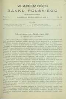 Wiadomości Banku Polskiego, 1934, R. 11, nr 15
