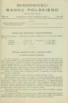 Wiadomości Banku Polskiego, 1934, R. 11, nr 23