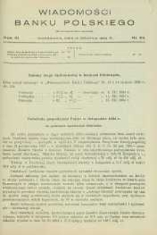 Wiadomości Banku Polskiego, 1934, R. 11, nr 23