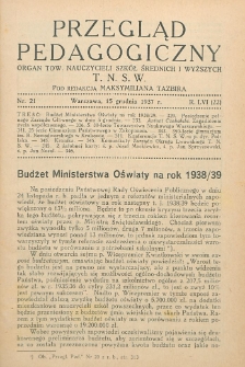 Przegląd Pedagogiczny, 1937, R. 56, nr 21