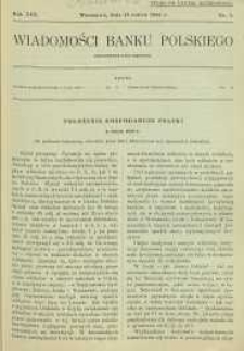 Wiadomości Banku Polskiego, 1936, R. 13, nr 5