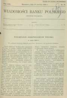 Wiadomości Banku Polskiego, 1936, R. 13, nr 11