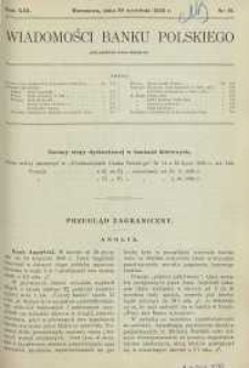 Wiadomości Banku Polskiego, 1936, R. 13, nr 18